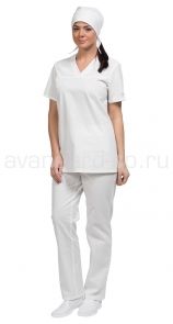 Костюм "Бейкер" с коротким рукавом женский цена